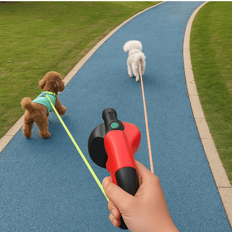 Dual Leash no Tangle | CleoPetra™