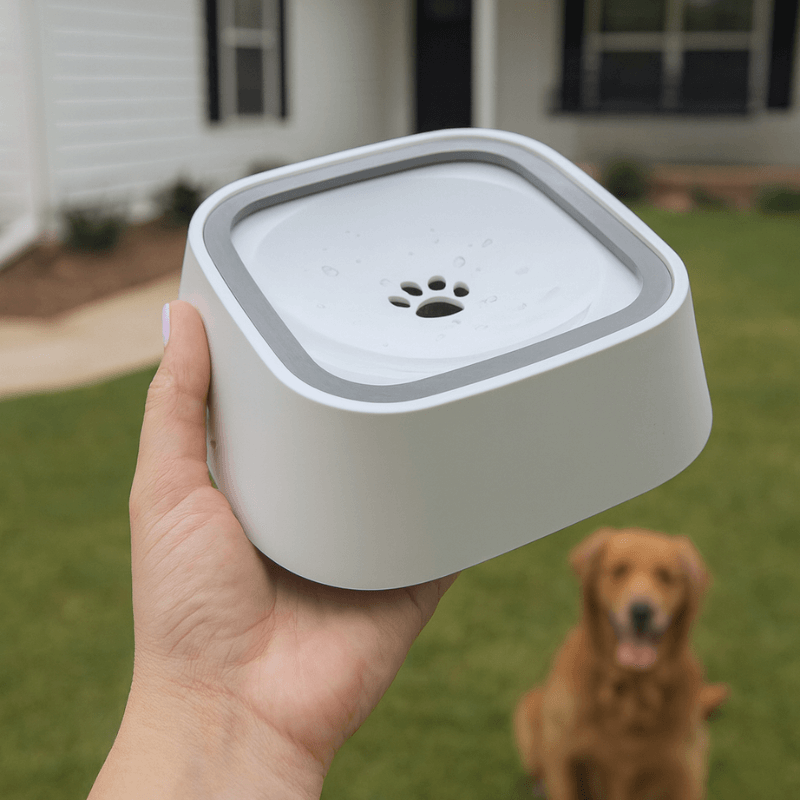 Anti-Spill Water Bowl by CleoPetra – main product view