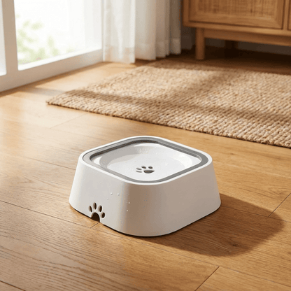 Anti-Spill Water Bowl by CleoPetra – functions and benefits