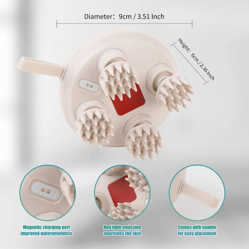 Friendly Automatic Pet Massager by CleoPetra – shown in use with pets