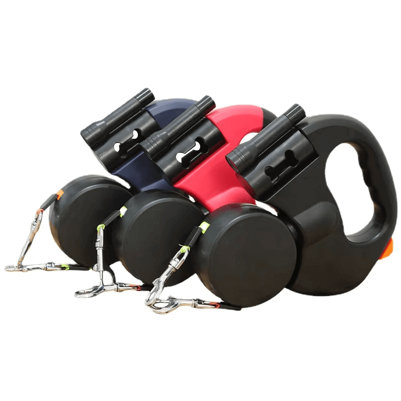 Dual Leash Zero Tangle by CleoPetra – shown in use with pets