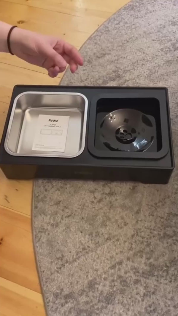 adjustable raised pet feeder water bowl non spill Australia free shipping dogs cats